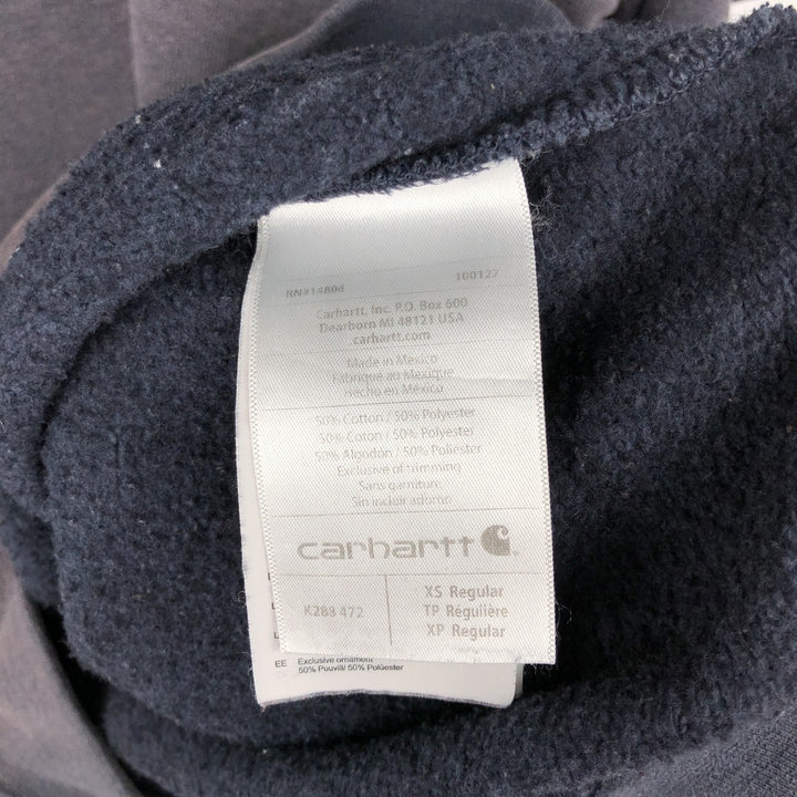 Carhartt ORIGINAL FIT Sweatshirt Pullover Hoodie, Men's Size XS (approx.) cotton navy blue type Vintage Second Hand