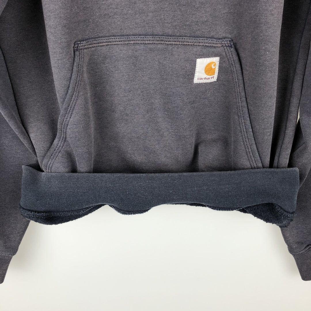 Carhartt ORIGINAL FIT Sweatshirt Pullover Hoodie, Men's Size XS (approx.) cotton navy blue type Vintage Second Hand