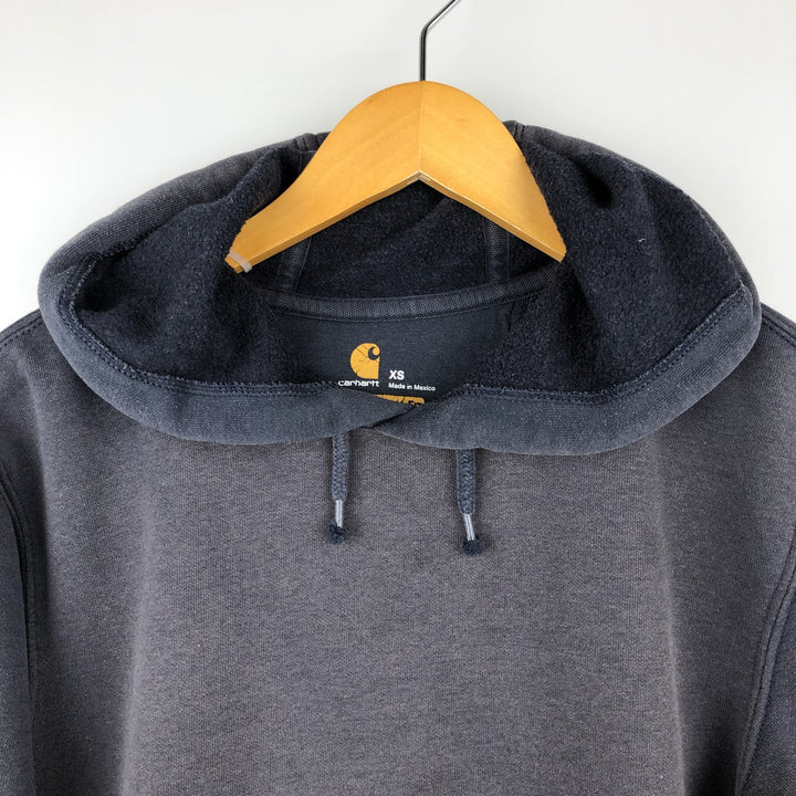 Carhartt ORIGINAL FIT Sweatshirt Pullover Hoodie, Men's Size XS (approx.) cotton navy blue type Vintage Second Hand