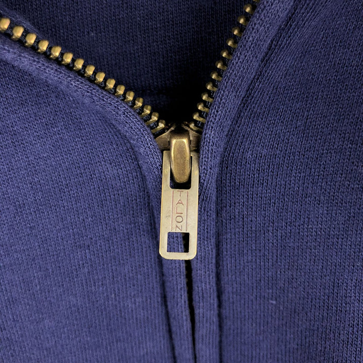 Ralph Lauren POLO RALPH LAUREN Sweat Full-Zip Hoodie, Women's Size M (approx.) cotton navy blue type Vintage Second Hand