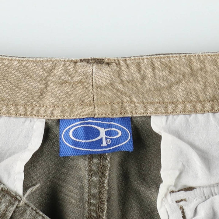 Ocean Pacific cargo shorts, men's size W37 (approx.) cotton Khaki type Vintage Second Hand