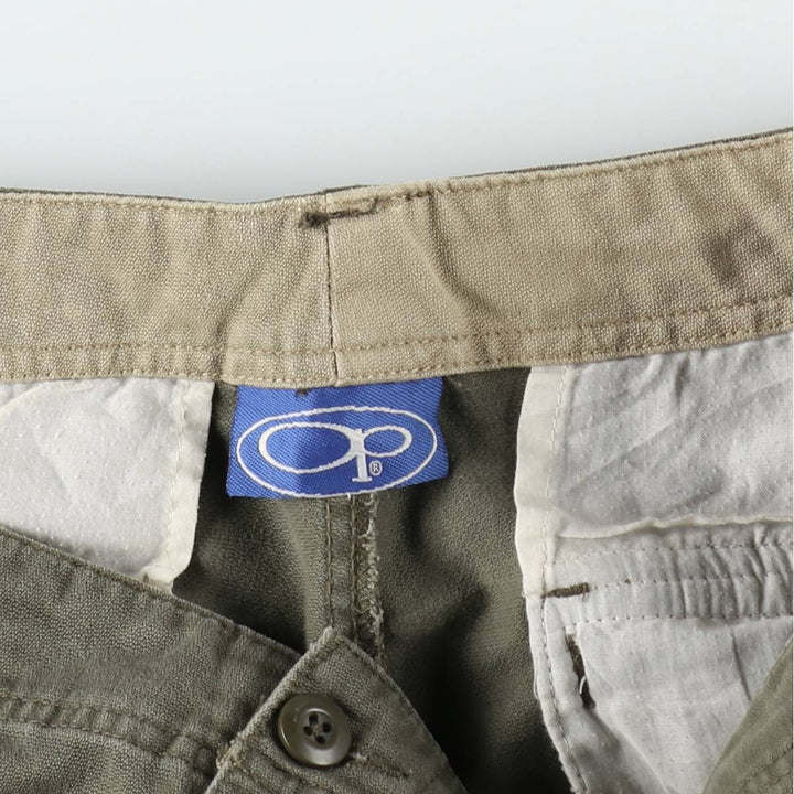 Ocean Pacific cargo shorts, men's size W37 (approx.) cotton Khaki type Vintage Second Hand