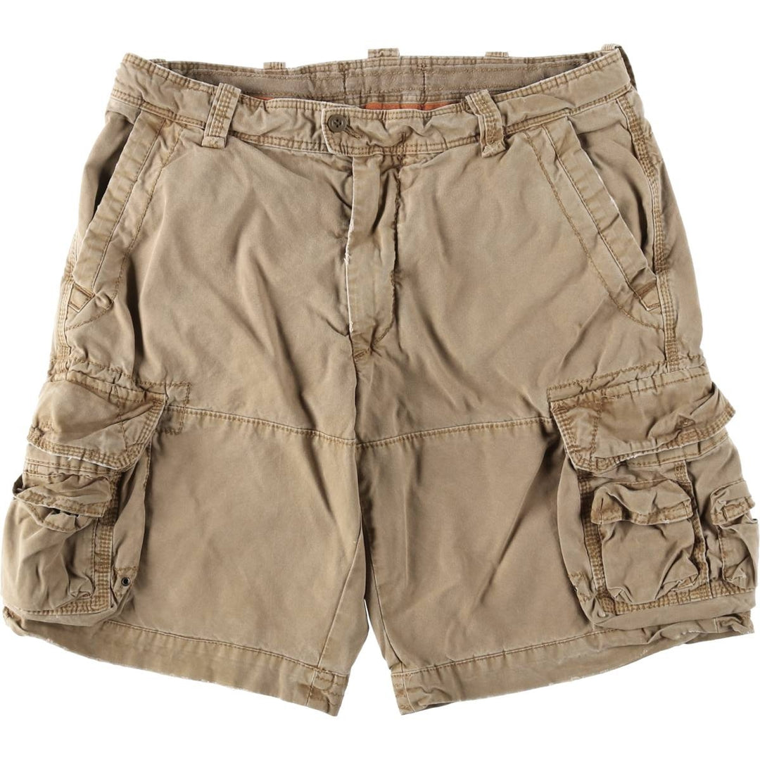 Ralph Lauren POLO by Ralph Lauren Cargo Shorts, Men's Size W34 (approx.), Vintage cotton Khaki type beige Vintage Second Hand