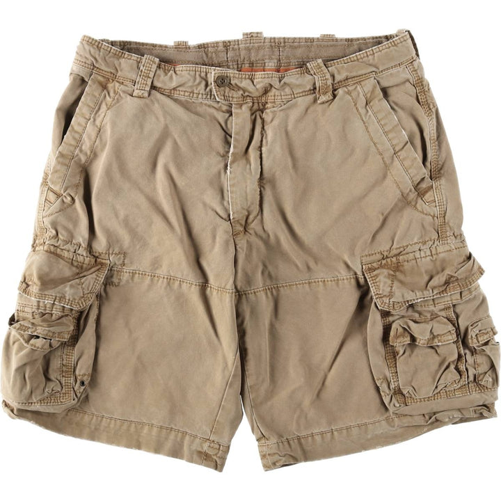 Ralph Lauren POLO by Ralph Lauren Cargo Shorts, Men's Size W34 (approx.), Vintage cotton Khaki type beige Vintage Second Hand