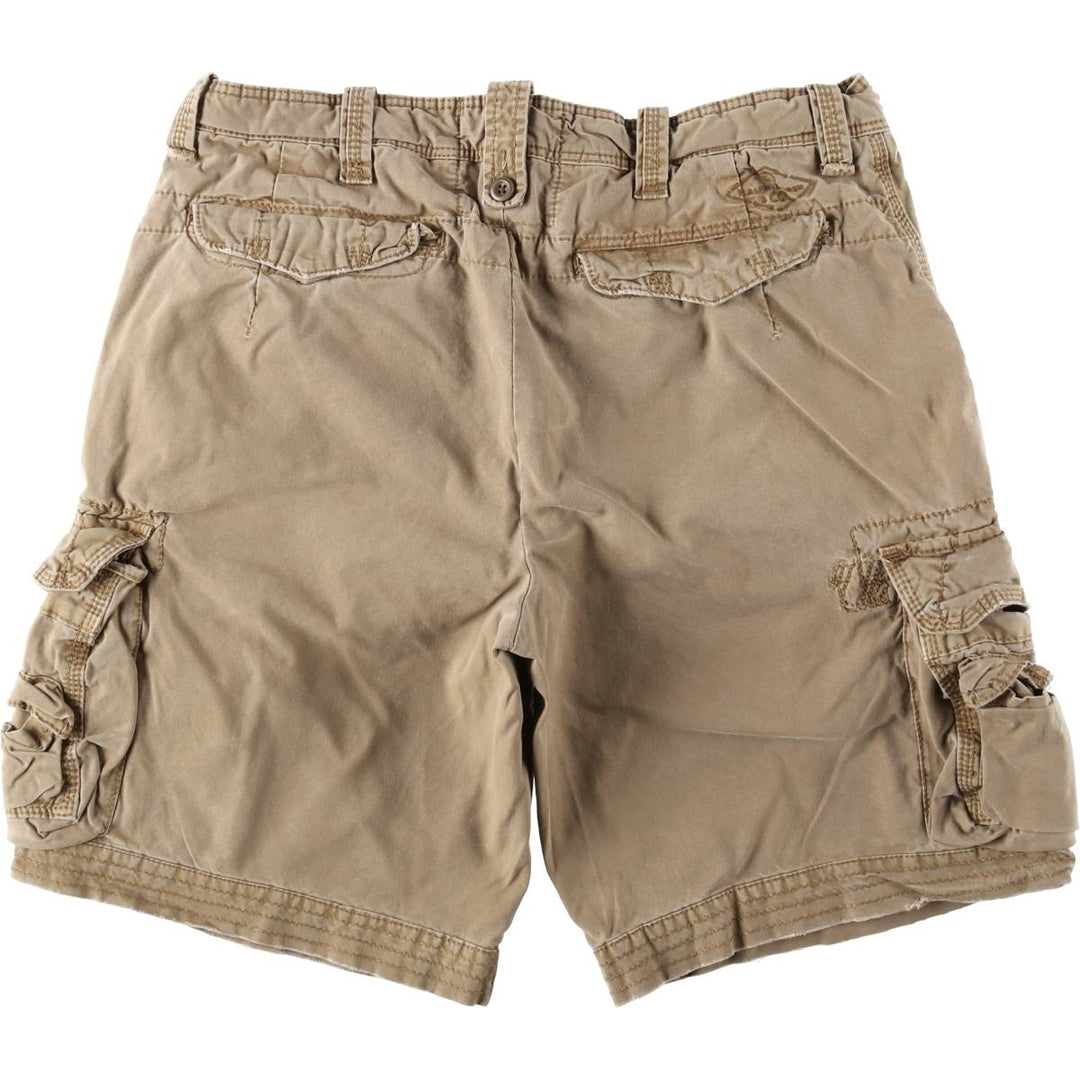 Ralph Lauren POLO by Ralph Lauren Cargo Shorts, Men's Size W34 (approx.), Vintage cotton Khaki type beige Vintage Second Hand