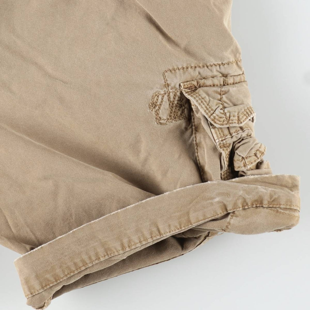Ralph Lauren POLO by Ralph Lauren Cargo Shorts, Men's Size W34 (approx.), Vintage cotton Khaki type beige Vintage Second Hand