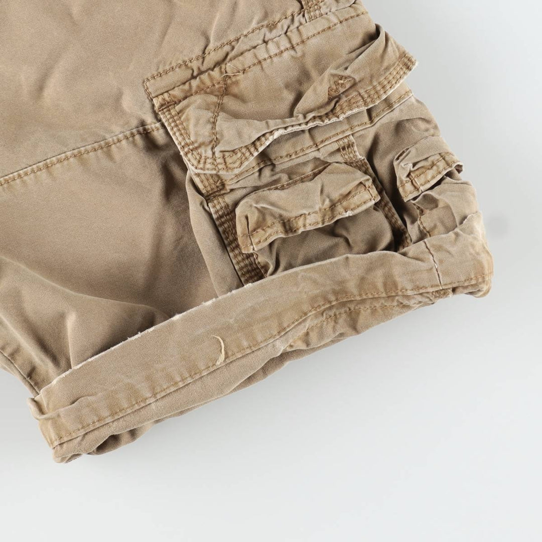 Ralph Lauren POLO by Ralph Lauren Cargo Shorts, Men's Size W34 (approx.), Vintage cotton Khaki type beige Vintage Second Hand