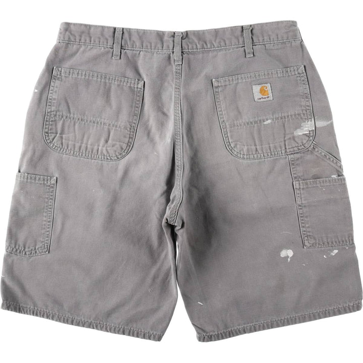 Carhartt Duck Work Shorts, Short Pants, Men's, W36 cotton gray type Vintage Second Hand