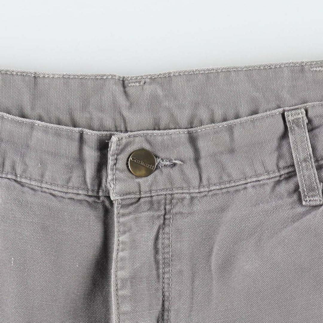 Carhartt Duck Work Shorts, Short Pants, Men's, W36 cotton gray type Vintage Second Hand