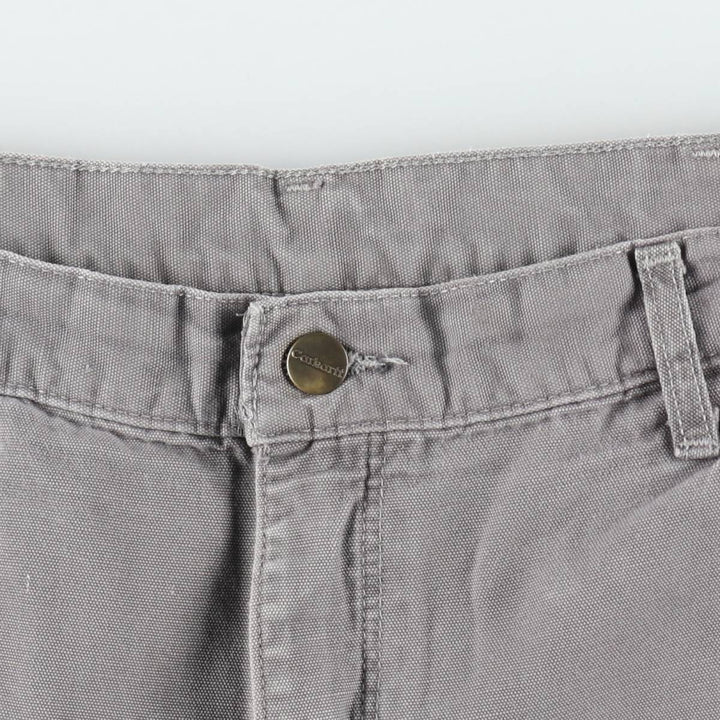 Carhartt Duck Work Shorts, Short Pants, Men's, W36 cotton gray type Vintage Second Hand
