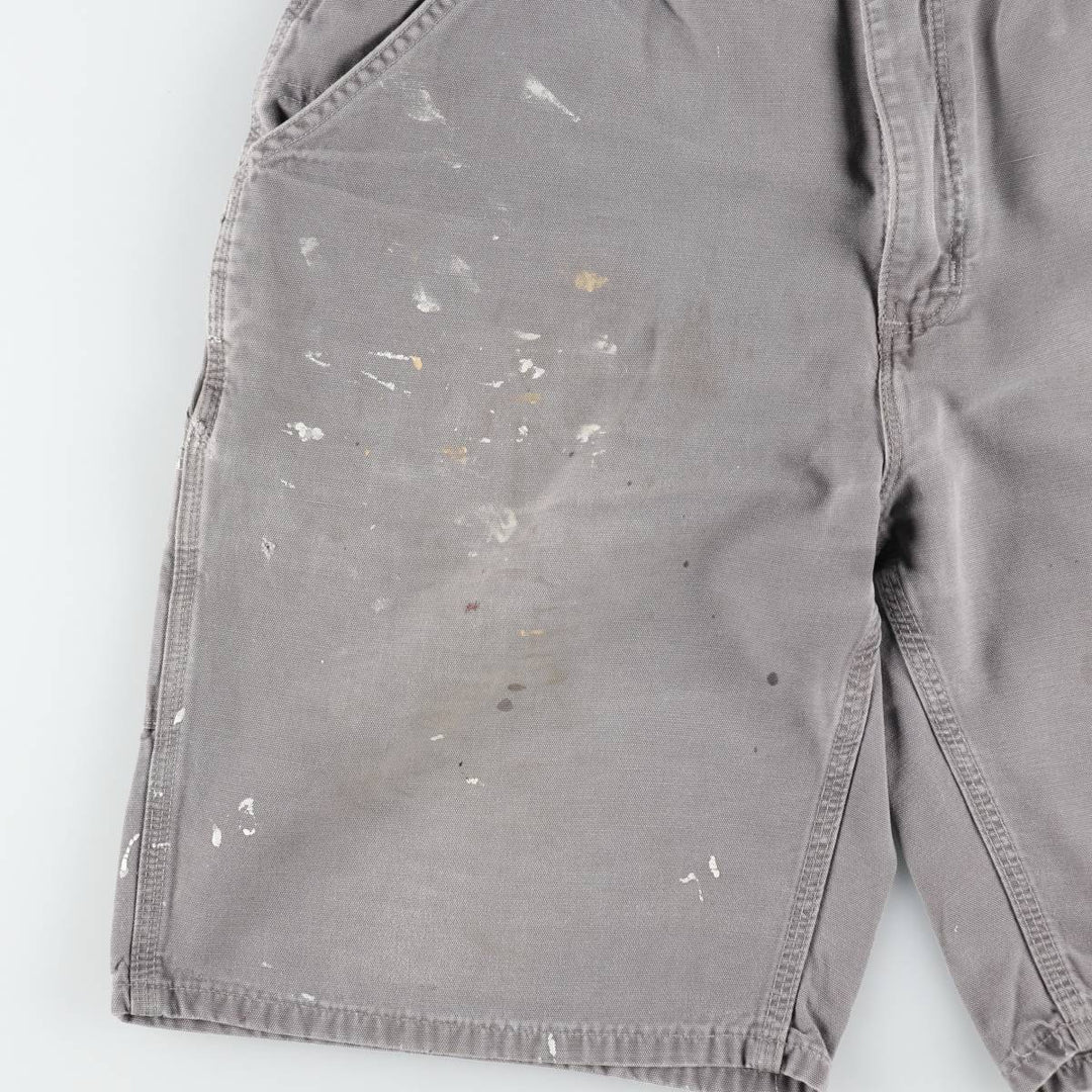 Carhartt Duck Work Shorts, Short Pants, Men's, W36 cotton gray type Vintage Second Hand