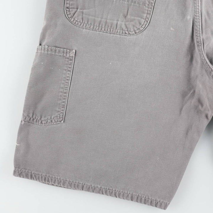 Carhartt Duck Work Shorts, Short Pants, Men's, W36 cotton gray type Vintage Second Hand