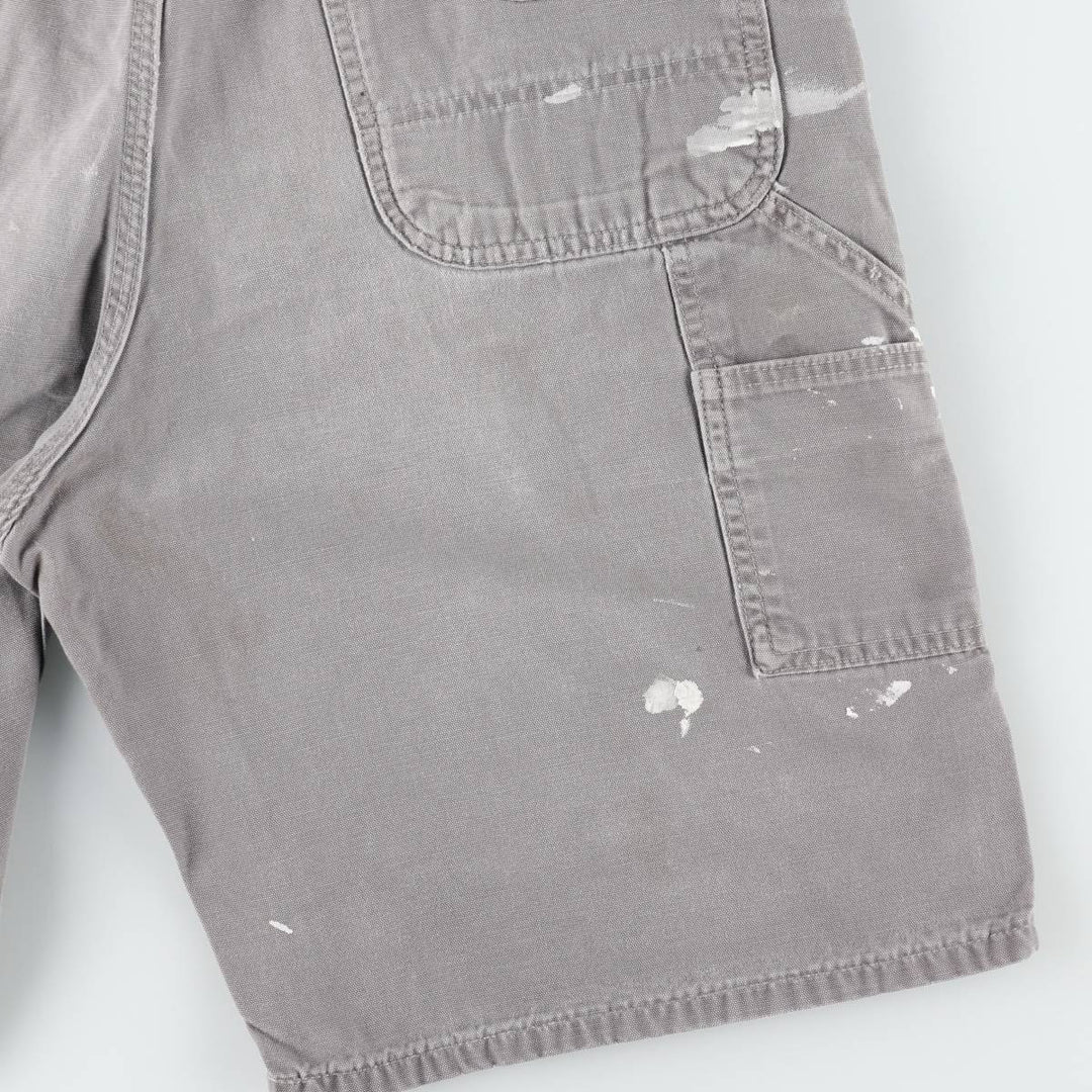 Carhartt Duck Work Shorts, Short Pants, Men's, W36 cotton gray type Vintage Second Hand