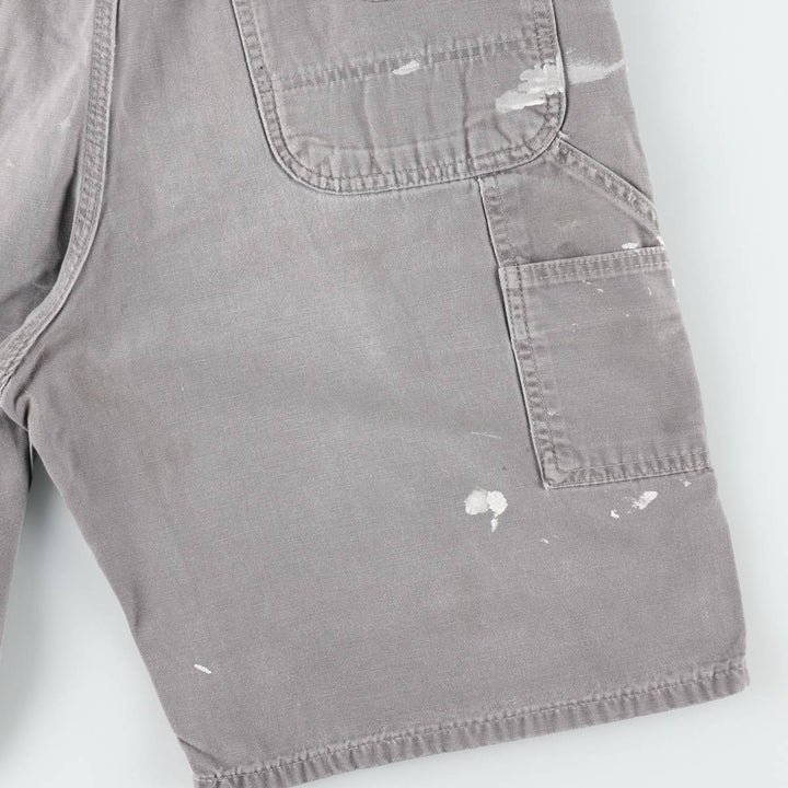 Carhartt Duck Work Shorts, Short Pants, Men's, W36 cotton gray type Vintage Second Hand