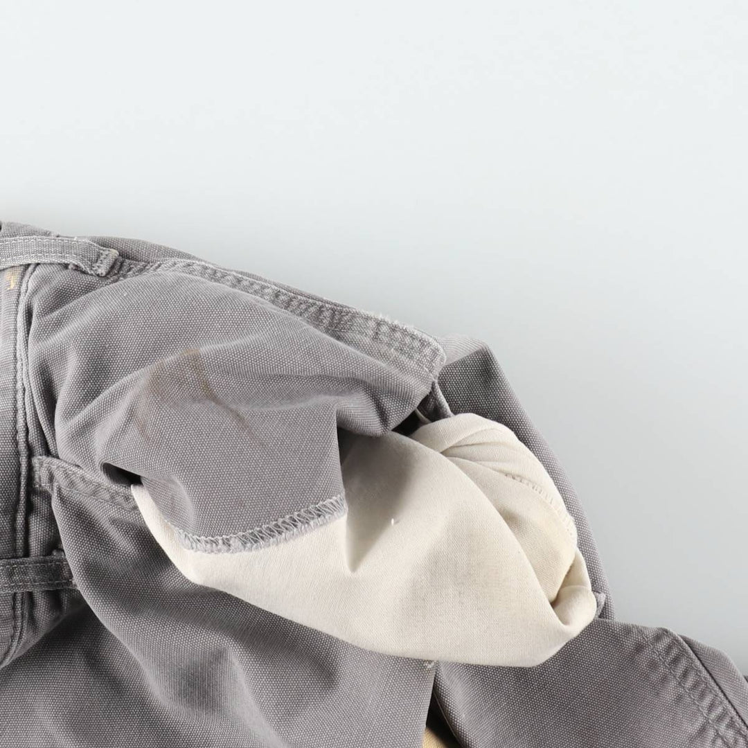 Carhartt Duck Work Shorts, Short Pants, Men's, W36 cotton gray type Vintage Second Hand