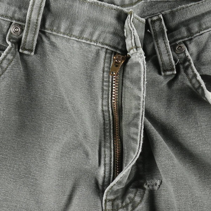 Dickies Duck Cargo Shorts, Men's Size W32 (approx.) cotton Khaki type Vintage Second Hand