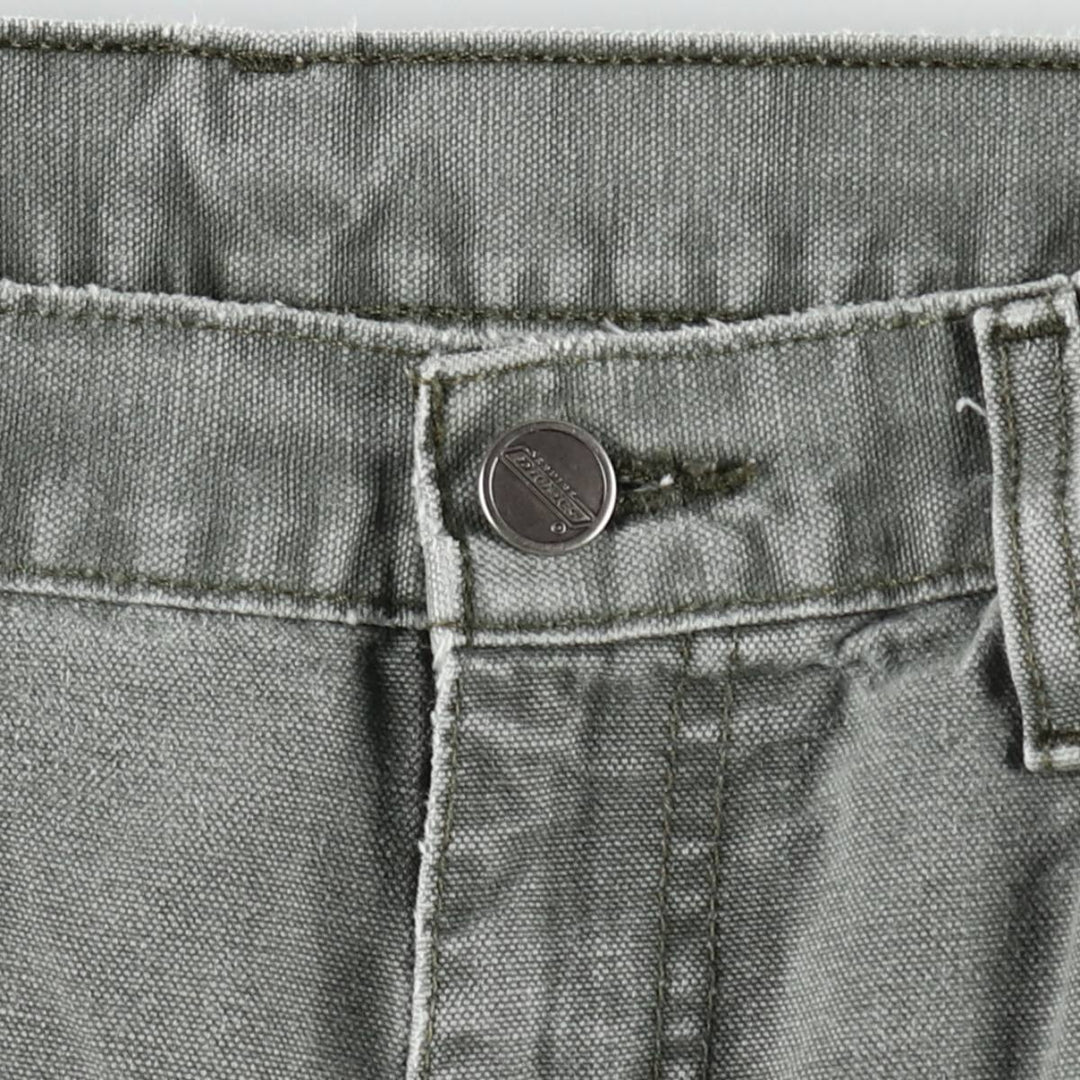 Dickies Duck Cargo Shorts, Men's Size W32 (approx.) cotton Khaki type Vintage Second Hand