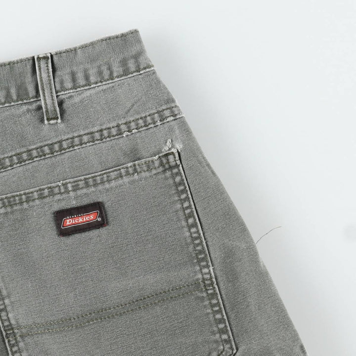Dickies Duck Cargo Shorts, Men's Size W32 (approx.) cotton Khaki type Vintage Second Hand