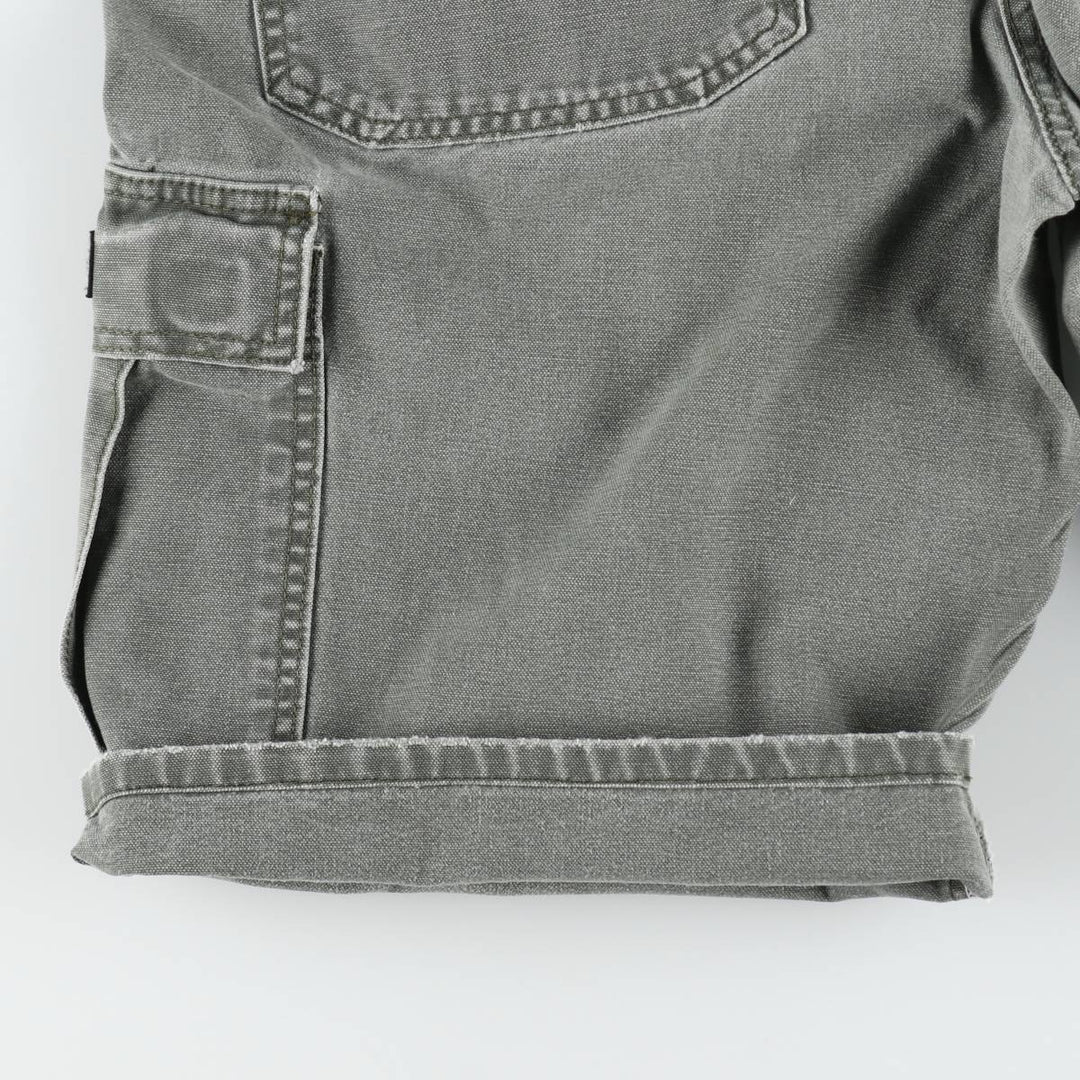 Dickies Duck Cargo Shorts, Men's Size W32 (approx.) cotton Khaki type Vintage Second Hand