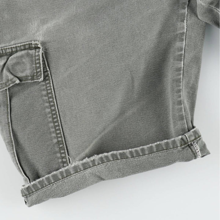 Dickies Duck Cargo Shorts, Men's Size W32 (approx.) cotton Khaki type Vintage Second Hand