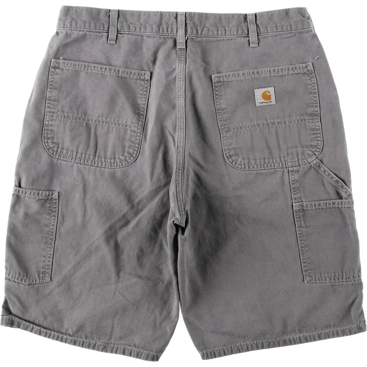 Carhartt Duck Work Shorts, Men's Size W34 cotton gray type Vintage Second Hand