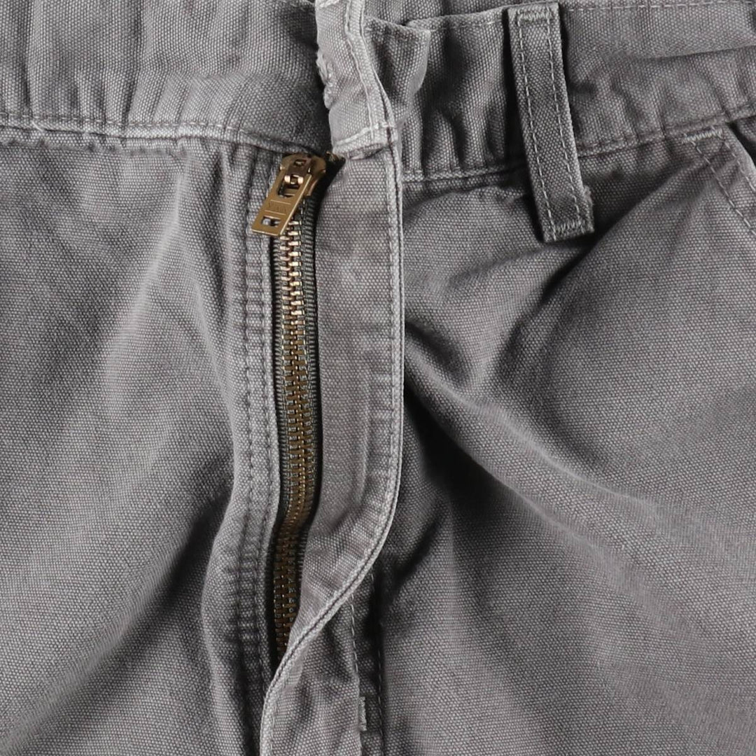 Carhartt Duck Work Shorts, Men's Size W34 cotton gray type Vintage Second Hand