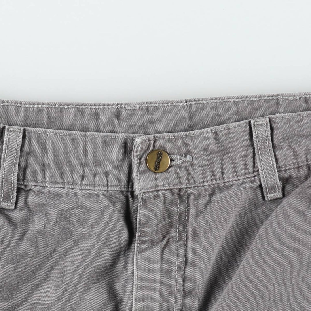 Carhartt Duck Work Shorts, Men's Size W34 cotton gray type Vintage Second Hand