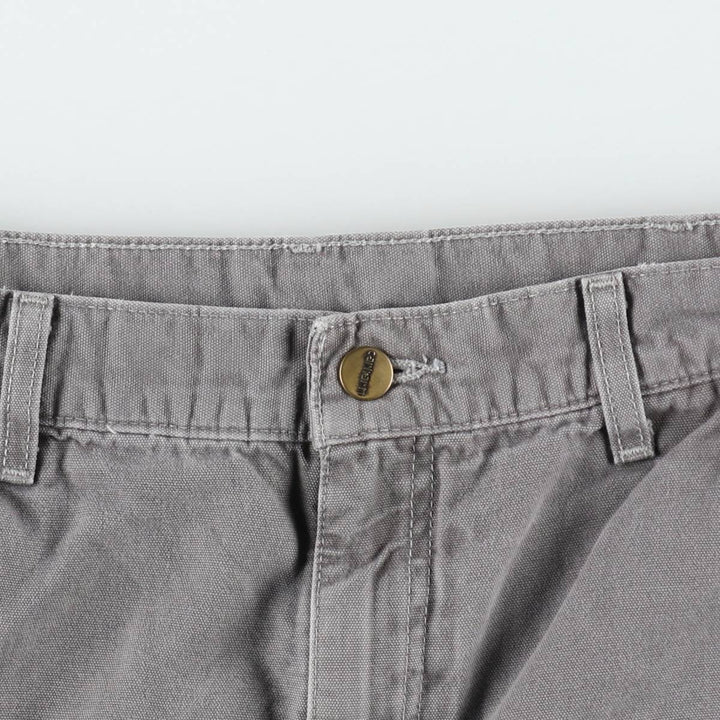 Carhartt Duck Work Shorts, Men's Size W34 cotton gray type Vintage Second Hand