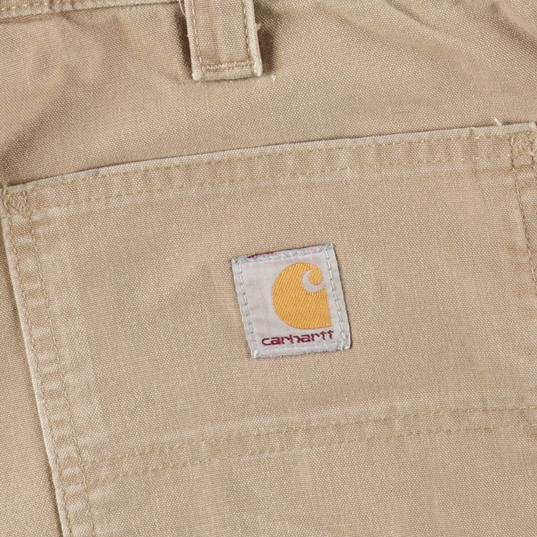 Carhartt ORIGINAL FIT Duck Painter Shorts, Shorts, Men's, W36 equivalent cotton Beige type Vintage Second Hand