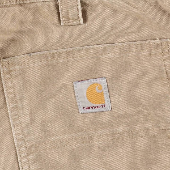 Carhartt ORIGINAL FIT Duck Painter Shorts, Shorts, Men's, W36 equivalent cotton Beige type Vintage Second Hand