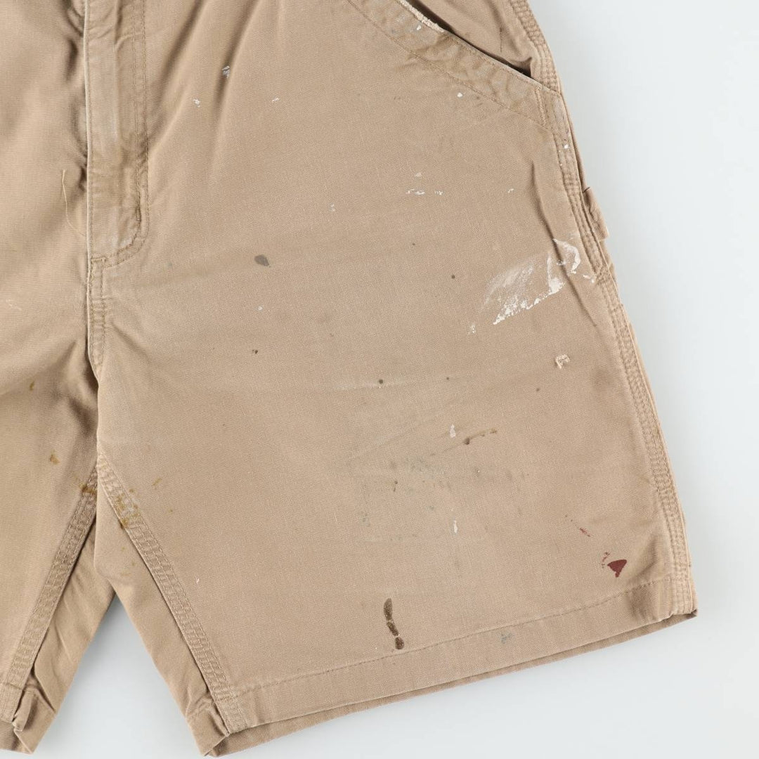 Carhartt ORIGINAL FIT Duck Painter Shorts, Shorts, Men's, W36 equivalent cotton Beige type Vintage Second Hand