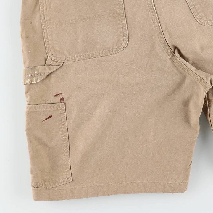 Carhartt ORIGINAL FIT Duck Painter Shorts, Shorts, Men's, W36 equivalent cotton Beige type Vintage Second Hand