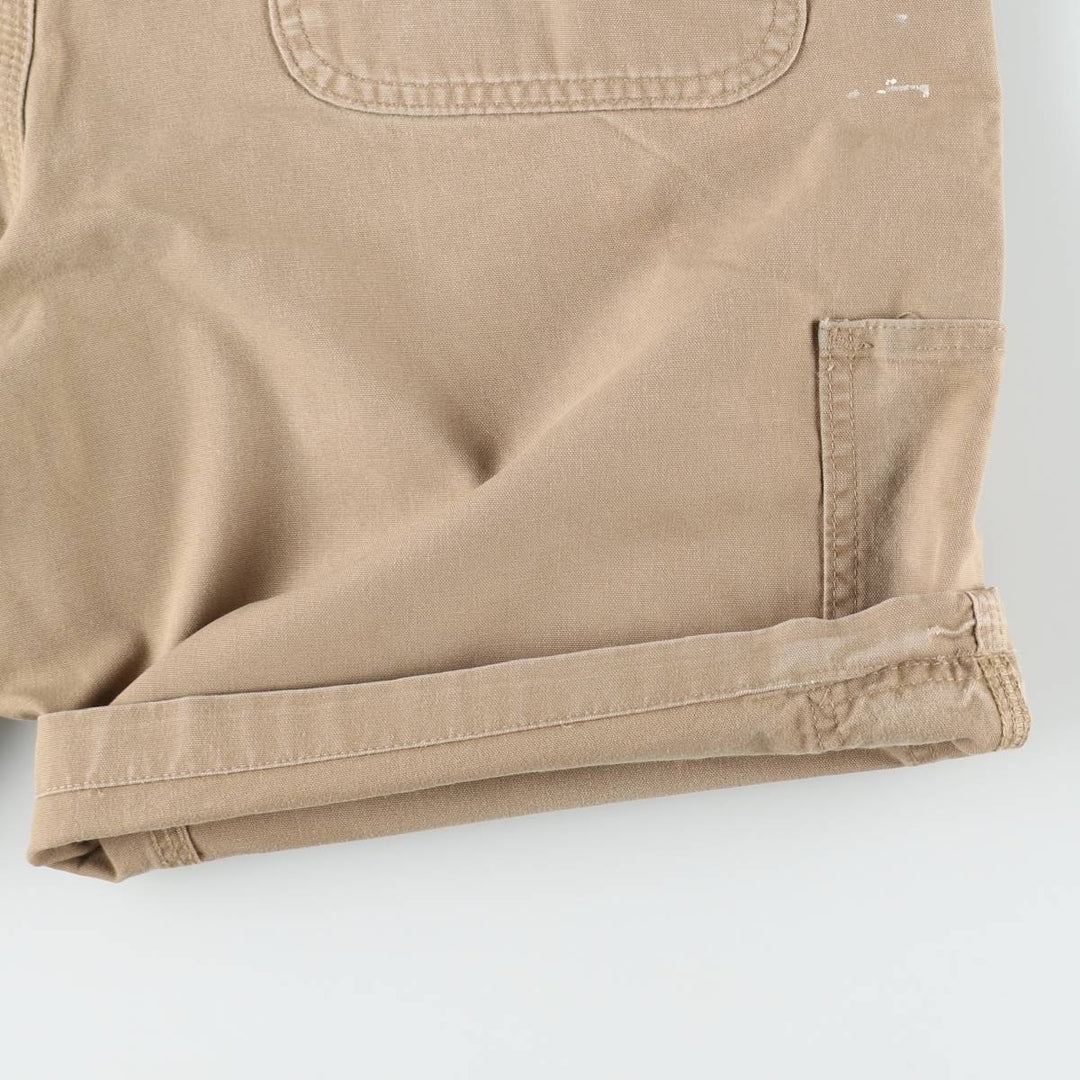 Carhartt ORIGINAL FIT Duck Painter Shorts, Shorts, Men's, W36 equivalent cotton Beige type Vintage Second Hand