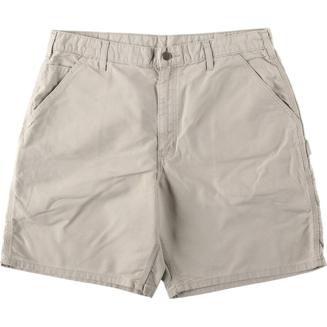 Carhartt ORIGINAL FIT Duck Painter Shorts, Shorts, Men's, W37 equivalent cotton Beige type Vintage Second Hand