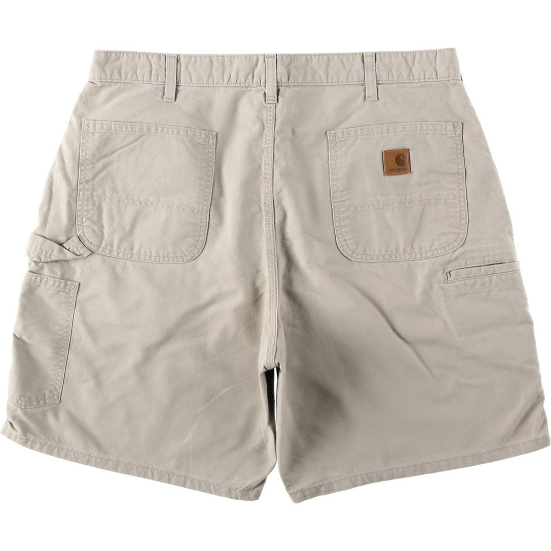 Carhartt ORIGINAL FIT Duck Painter Shorts, Shorts, Men's, W37 equivalent cotton Beige type Vintage Second Hand