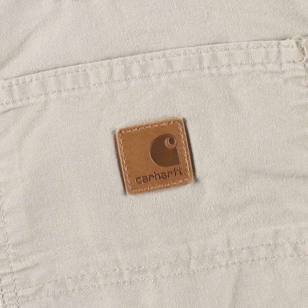 Carhartt ORIGINAL FIT Duck Painter Shorts, Shorts, Men's, W37 equivalent cotton Beige type Vintage Second Hand