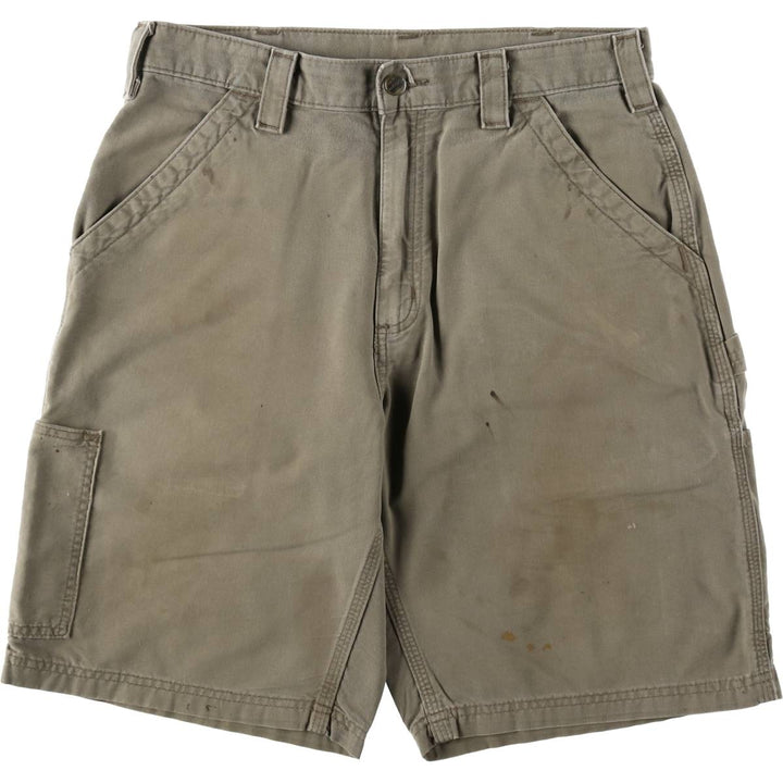 Carhartt Original Fit Duck Painter Shorts, Men's Size W33 cotton brown type Vintage Second Hand