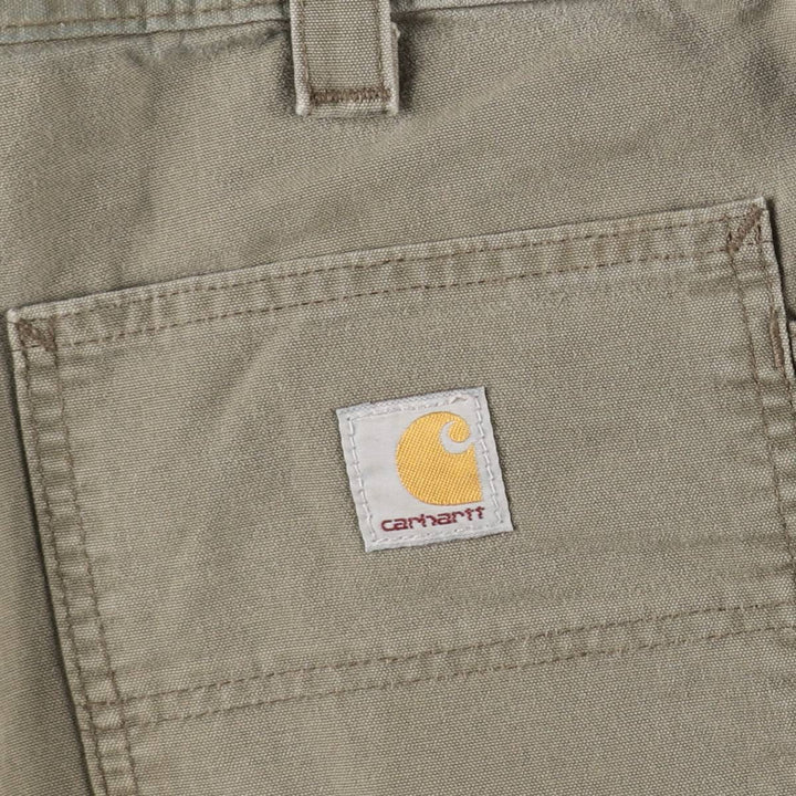 Carhartt Original Fit Duck Painter Shorts, Men's Size W33 cotton brown type Vintage Second Hand