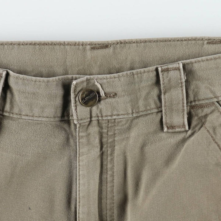 Carhartt Original Fit Duck Painter Shorts, Men's Size W33 cotton brown type Vintage Second Hand