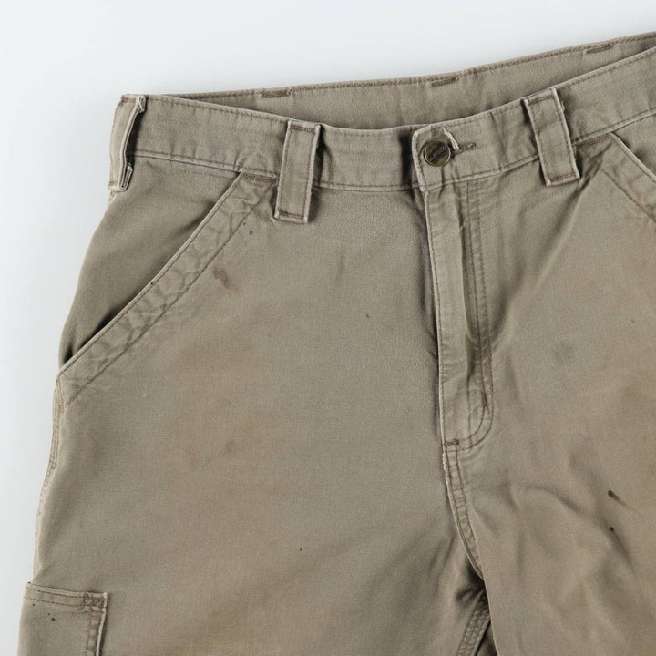 Carhartt Original Fit Duck Painter Shorts, Men's Size W33 cotton brown type Vintage Second Hand