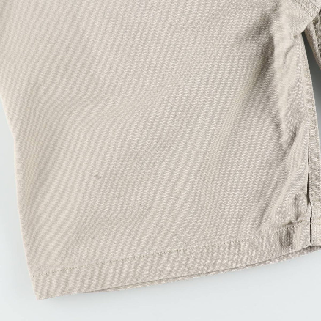 Carhartt Duck Canvas Work Shorts, Men's W35 (approx.) cotton Beige type Vintage Second Hand