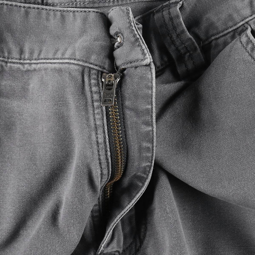 Carhartt Relaxed Fit Duck Canvas Painter Shorts, Men's W35 (approx.) cotton gray type Vintage Second Hand