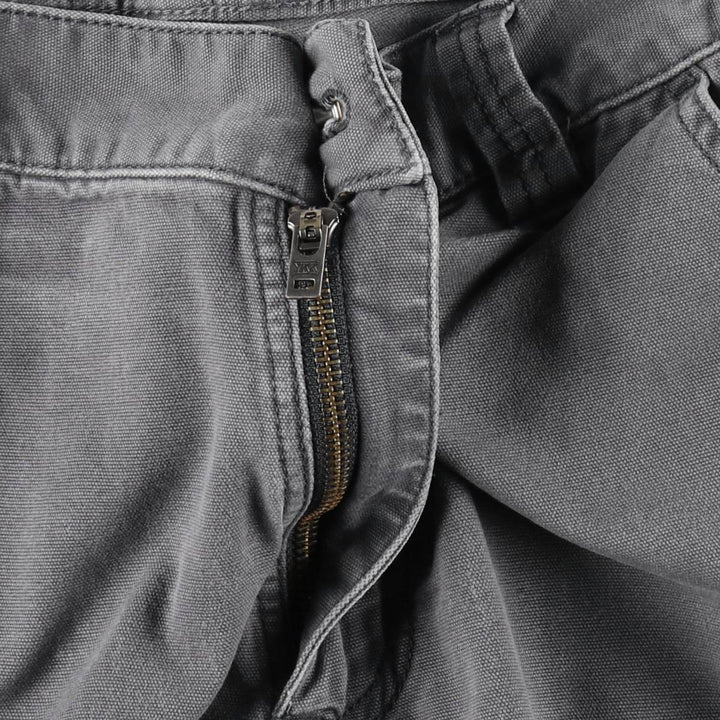 Carhartt Relaxed Fit Duck Canvas Painter Shorts, Men's W35 (approx.) cotton gray type Vintage Second Hand