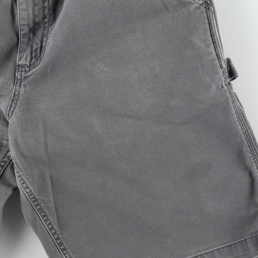 Carhartt Relaxed Fit Duck Canvas Painter Shorts, Men's W35 (approx.) cotton gray type Vintage Second Hand