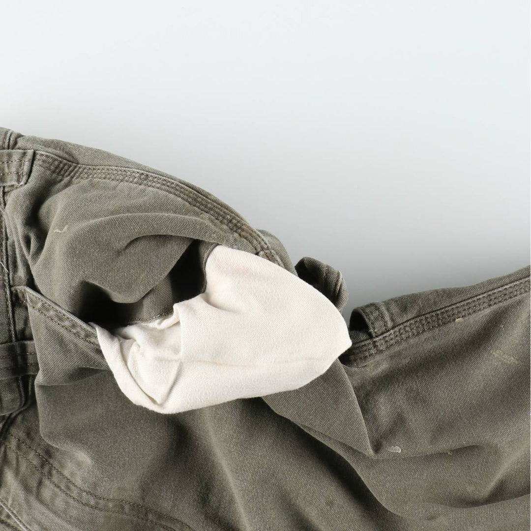 Carhartt Relaxed Fit Duck Painter Shorts, Men's, W34 equivalent cotton Khaki type Vintage Second Hand