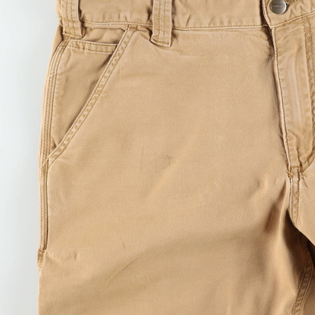Carhartt Relaxed Fit Duck Painter Shorts, Shorts, Men's, W34 equivalent cotton Beige type Vintage Second Hand