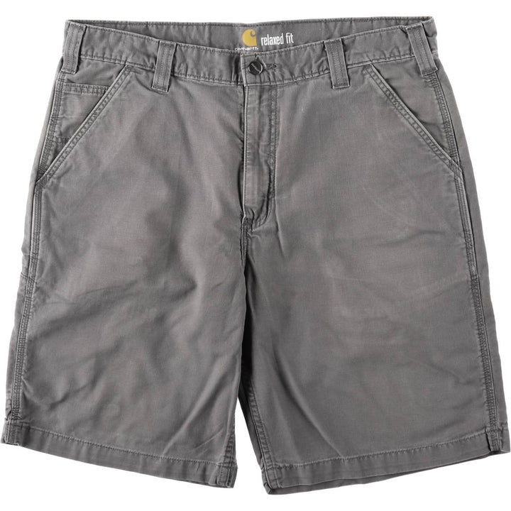 Carhartt Relaxed Fit Duck Work Shorts, Short Pants, Men's, W37 cotton gray type Vintage Second Hand