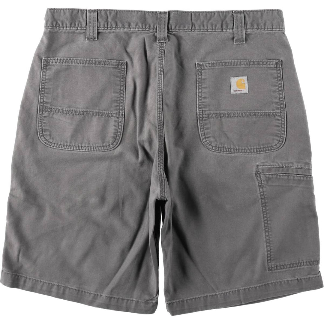 Carhartt Relaxed Fit Duck Work Shorts, Short Pants, Men's, W37 cotton gray type Vintage Second Hand