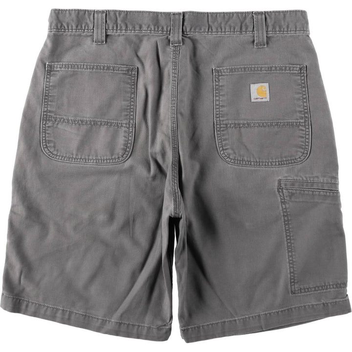 Carhartt Relaxed Fit Duck Work Shorts, Short Pants, Men's, W37 cotton gray type Vintage Second Hand