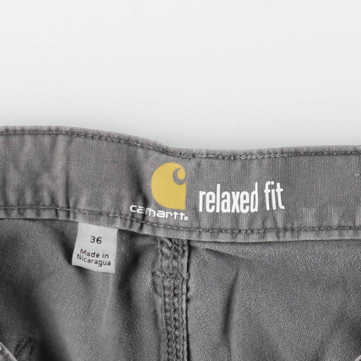 Carhartt Relaxed Fit Duck Work Shorts, Short Pants, Men's, W37 cotton gray type Vintage Second Hand